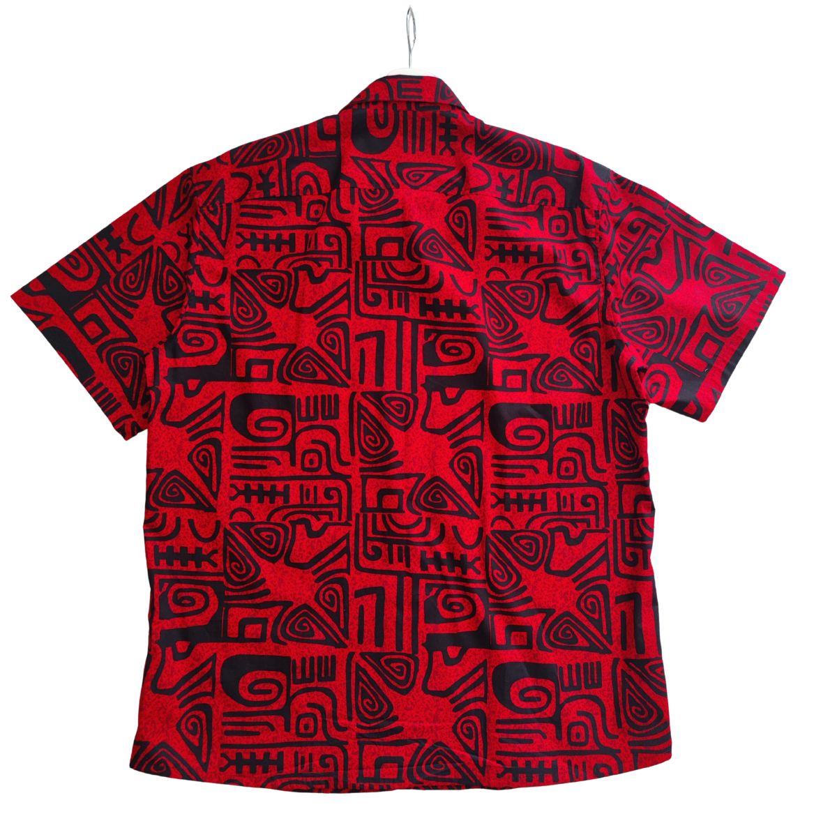 Chemise polynésienne Taku, tissu motifs tatouages