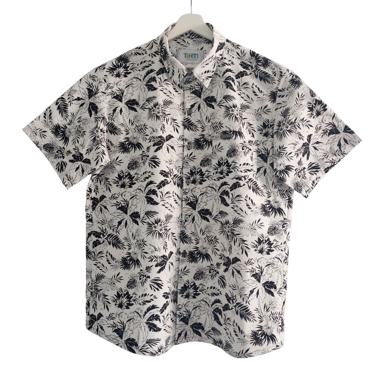 Heifara- Chemise tahitienne Jardin tropical