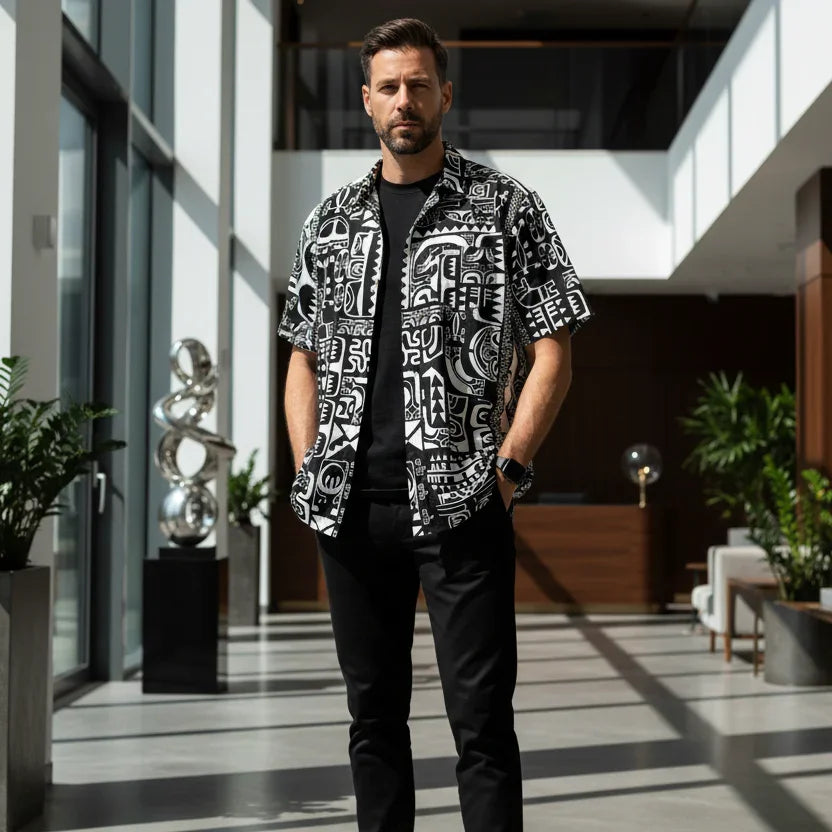 Chemise Fenua Tatau - galerie d'art