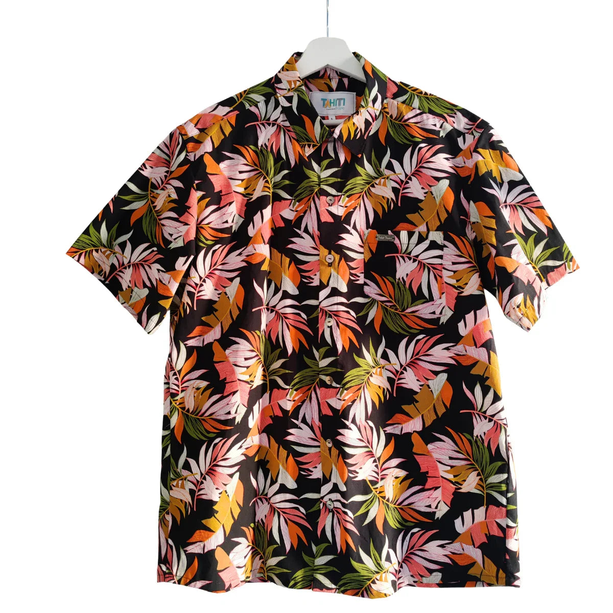 Chemise Tahitienne Tatouage tortue Drapeau Polynésien Chemise Tahitienne Tatouage tortue Drapeau Polynésien