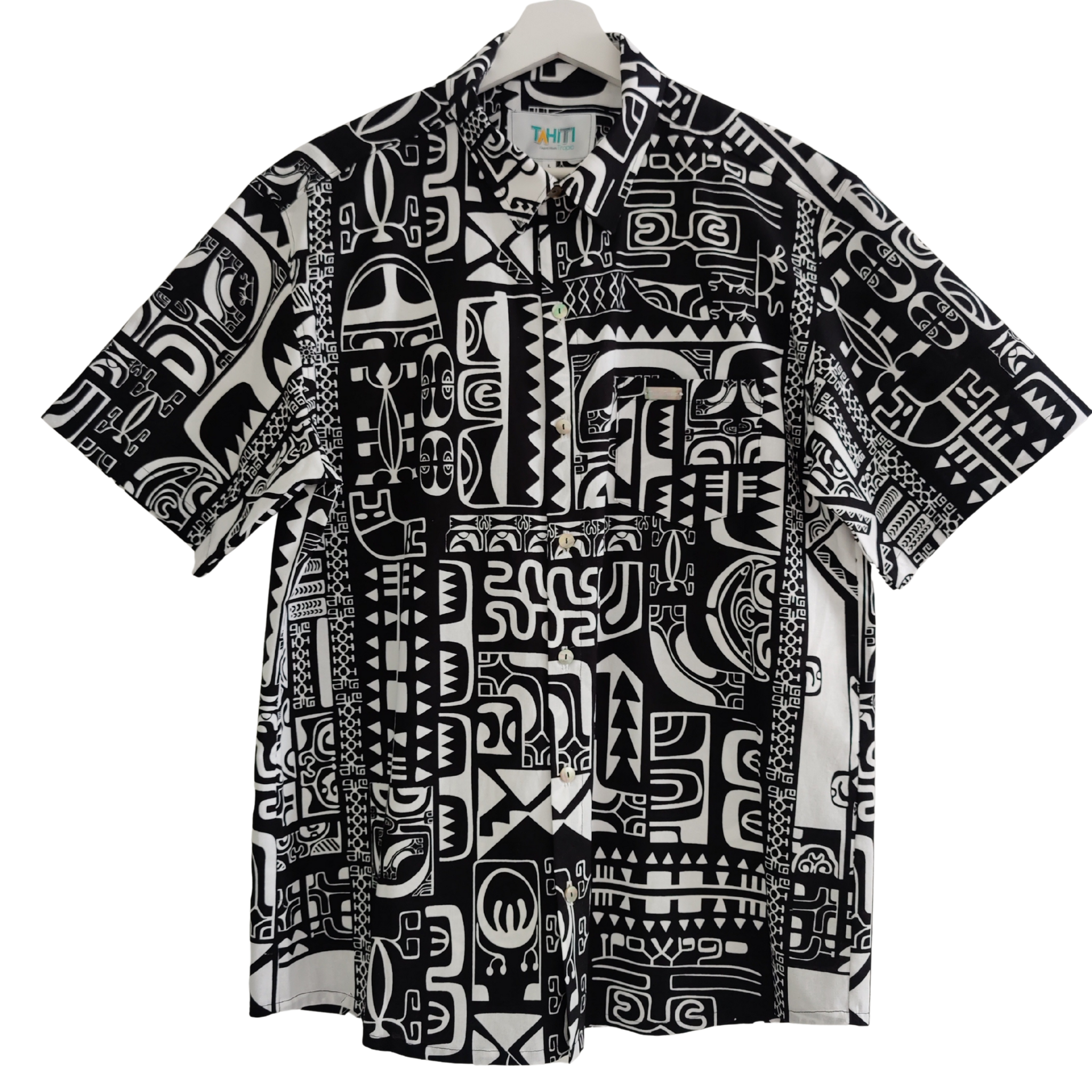 Chemise polynésienne Fenua Tatau, tatouage et tradition